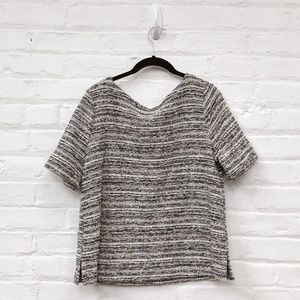 LOFT Bouclé Tee / Grey & Multicolored / Medium